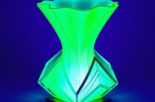 Proč uranové sklo svítí?