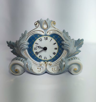 Porcelánové hodiny Royal Dux Largo